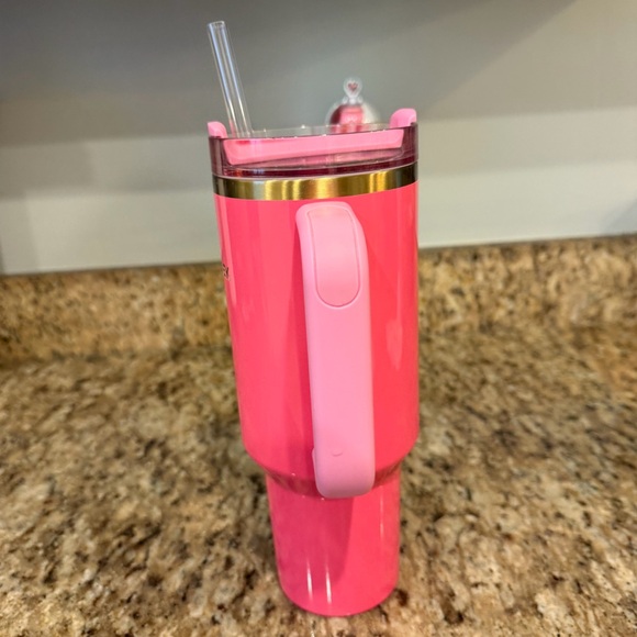 Stanley The Flowstate Quencher H2.0 40oz Tumbler in Pink Paradise Travel Cup - Picture 9 of 11